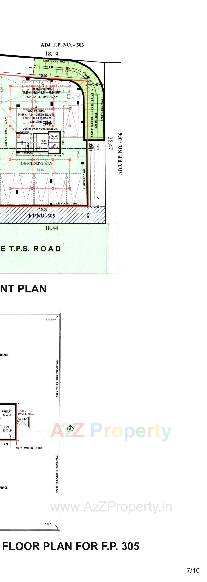 Layout of real estate project Kajal Blossom located at Shekhapur--khanpur, Ahmedabad, Gujarat