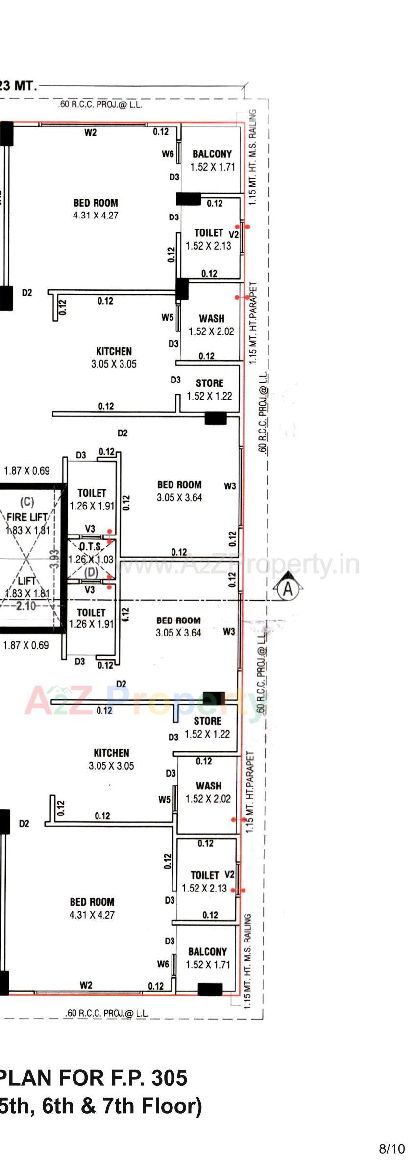Layout of real estate project Kajal Blossom located at Shekhapur--khanpur, Ahmedabad, Gujarat