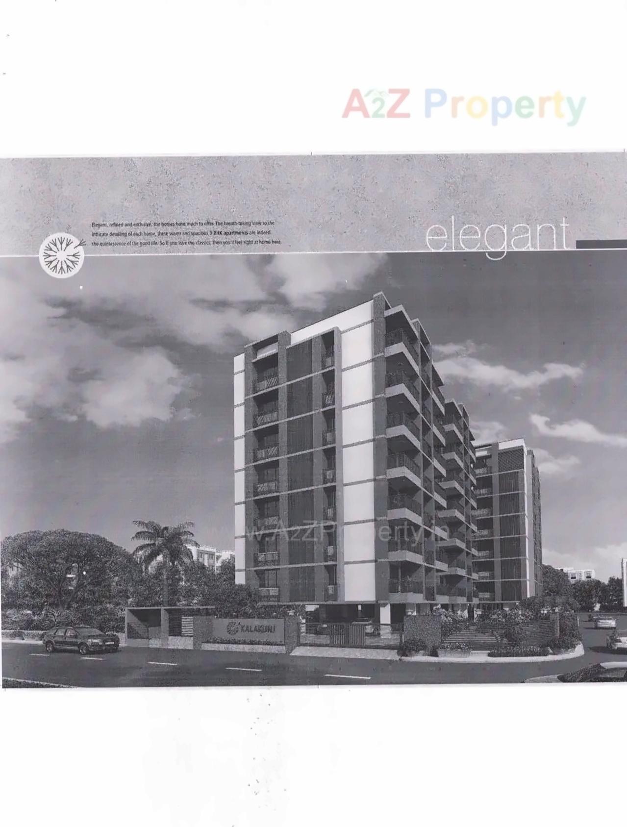 3D Elevation of real estate project Kala Kunj located at City, Ahmedabad, Gujarat