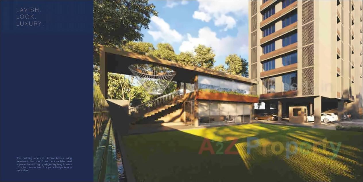 3D Elevation of real estate project Kala Siddhi located at Changispur, Ahmedabad, Gujarat