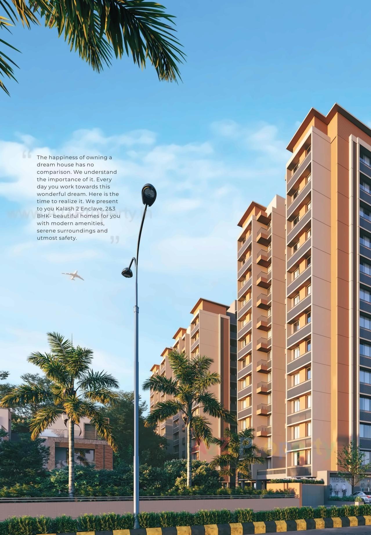 3D Elevation of real estate project Kalash Enclave located at Ahmedabad, Ahmedabad, Gujarat