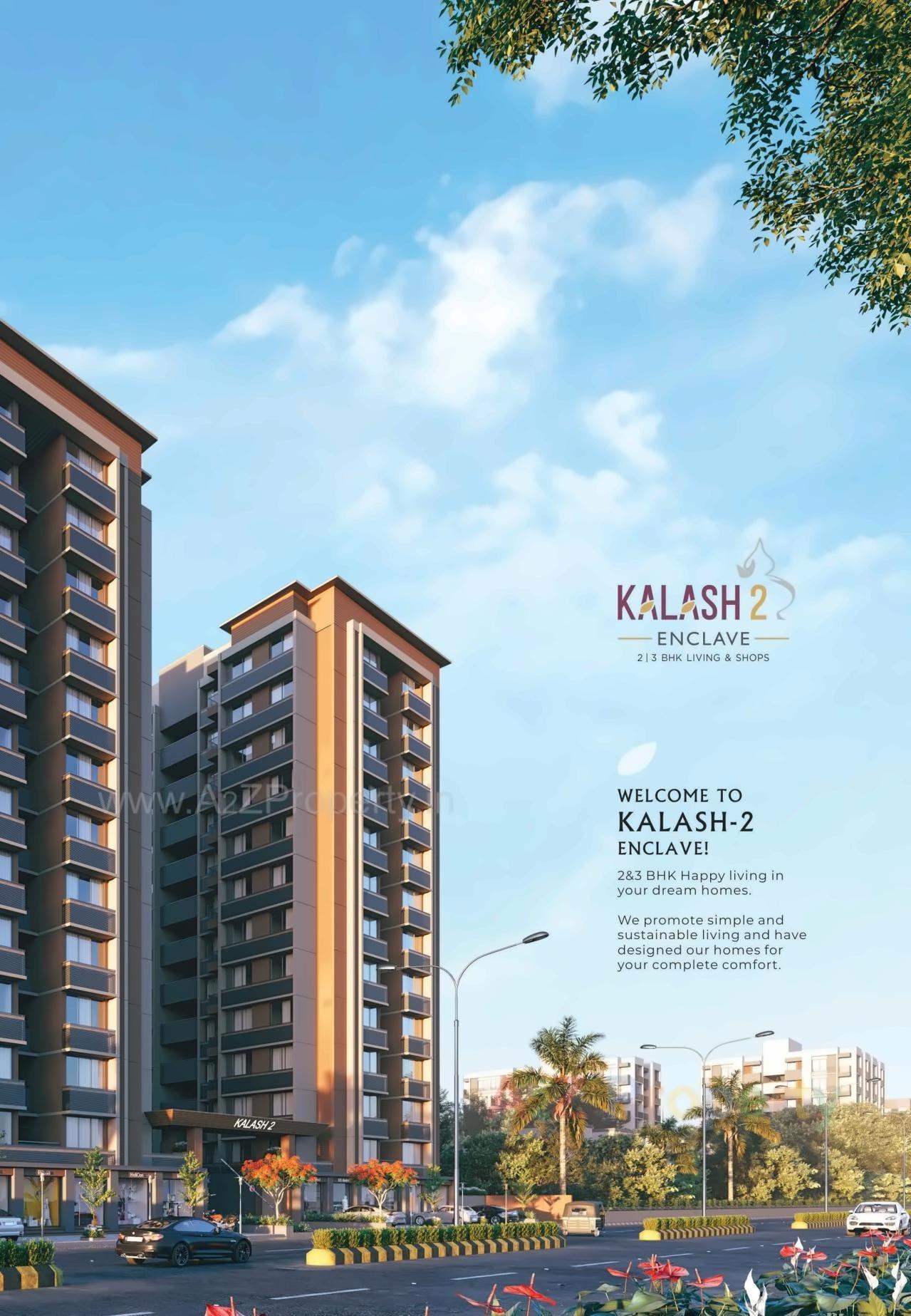 3D Elevation of real estate project Kalash Enclave located at Ahmedabad, Ahmedabad, Gujarat