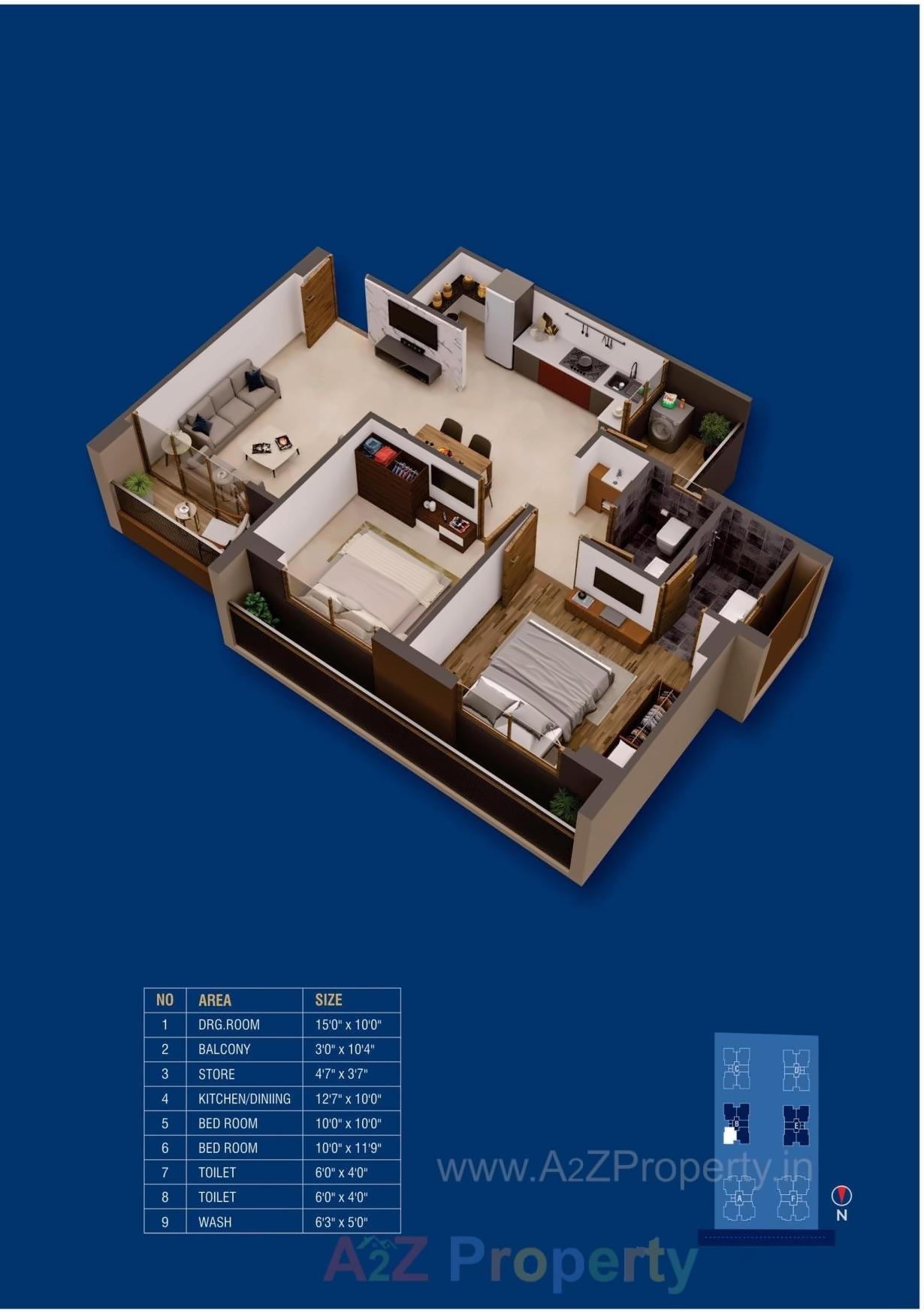 Layout of real estate project Kalash Enclave located at Ahmedabad, Ahmedabad, Gujarat