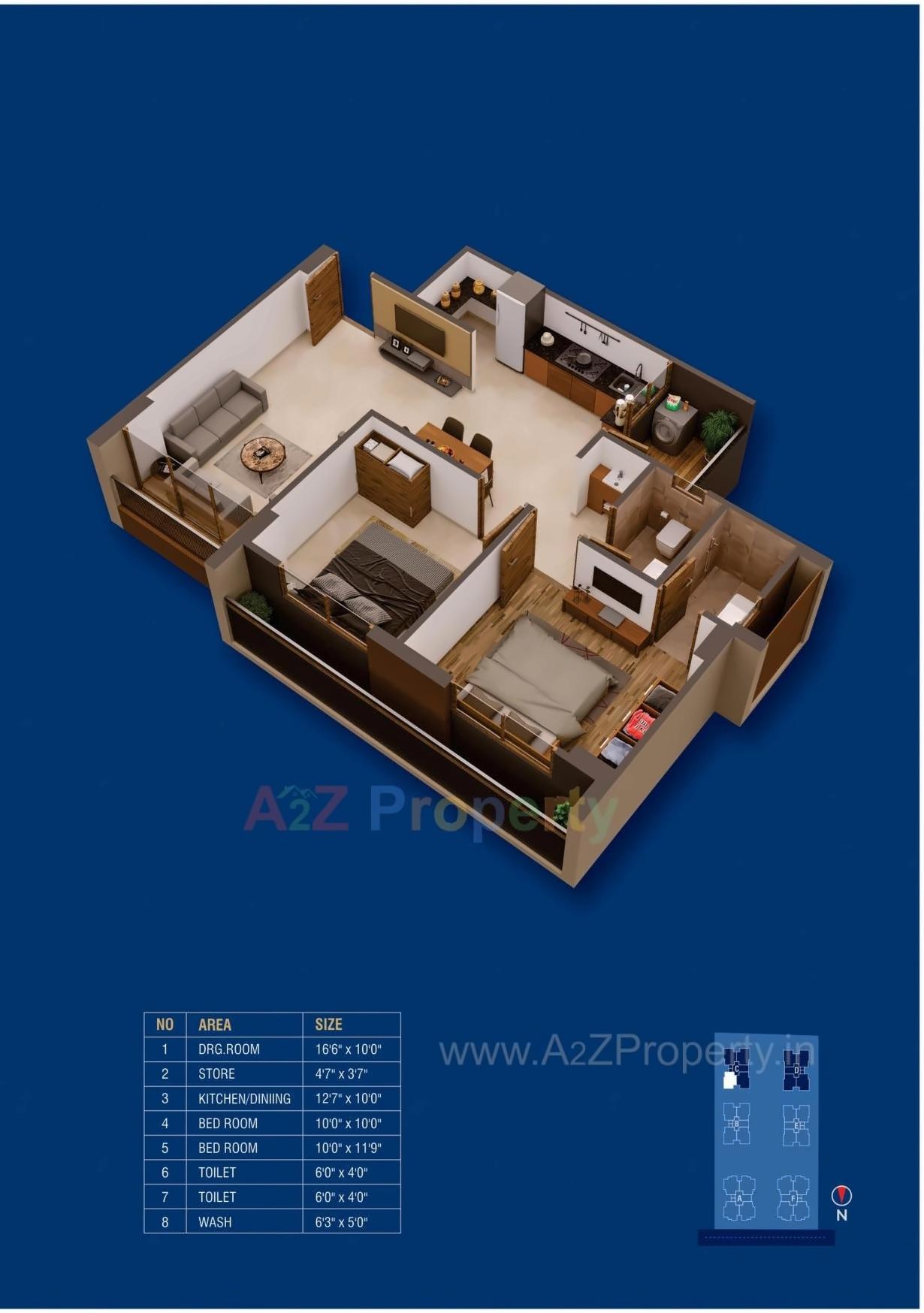 Layout of real estate project Kalash Enclave located at Ahmedabad, Ahmedabad, Gujarat