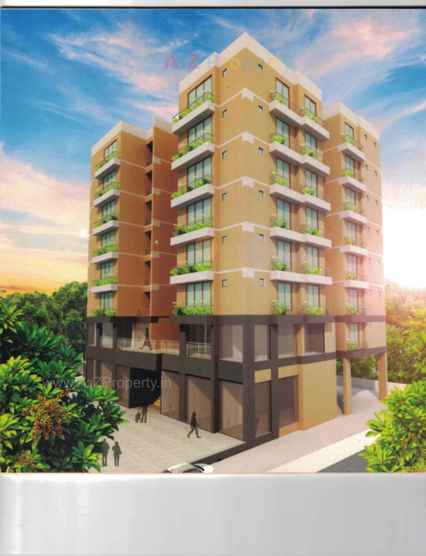 3D Elevation of real estate project Kalash located at Paldi, Ahmedabad, Gujarat