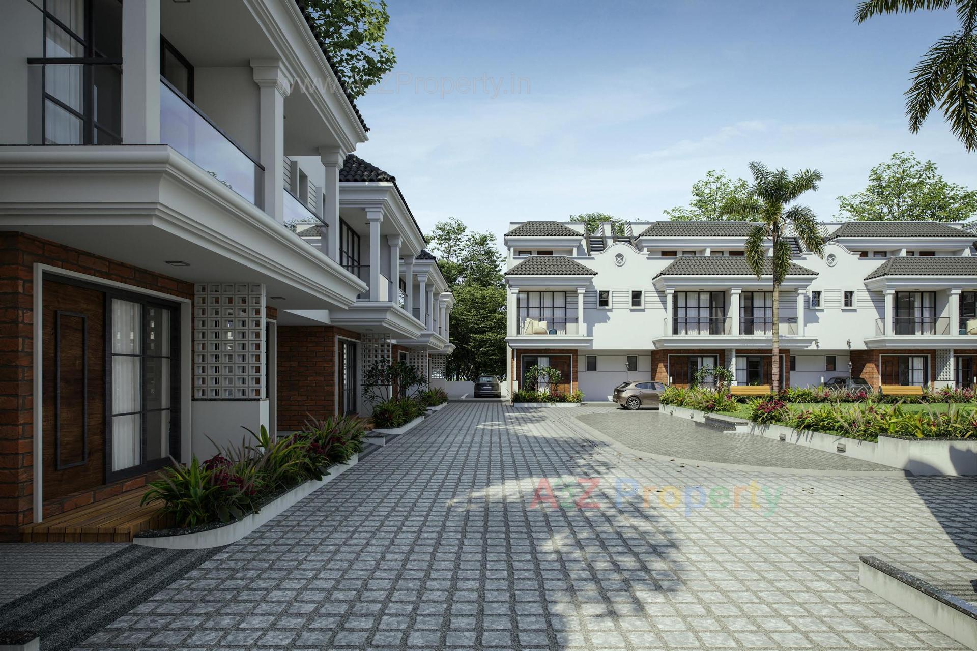 3D Elevation of real estate project Kalash Heritage located at Lambha, Ahmedabad, Gujarat