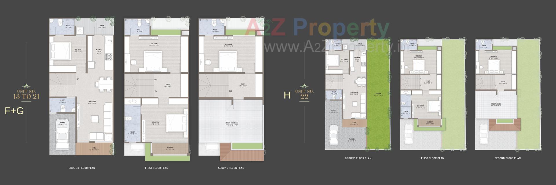 Layout of real estate project Kalash Heritage located at Lambha, Ahmedabad, Gujarat