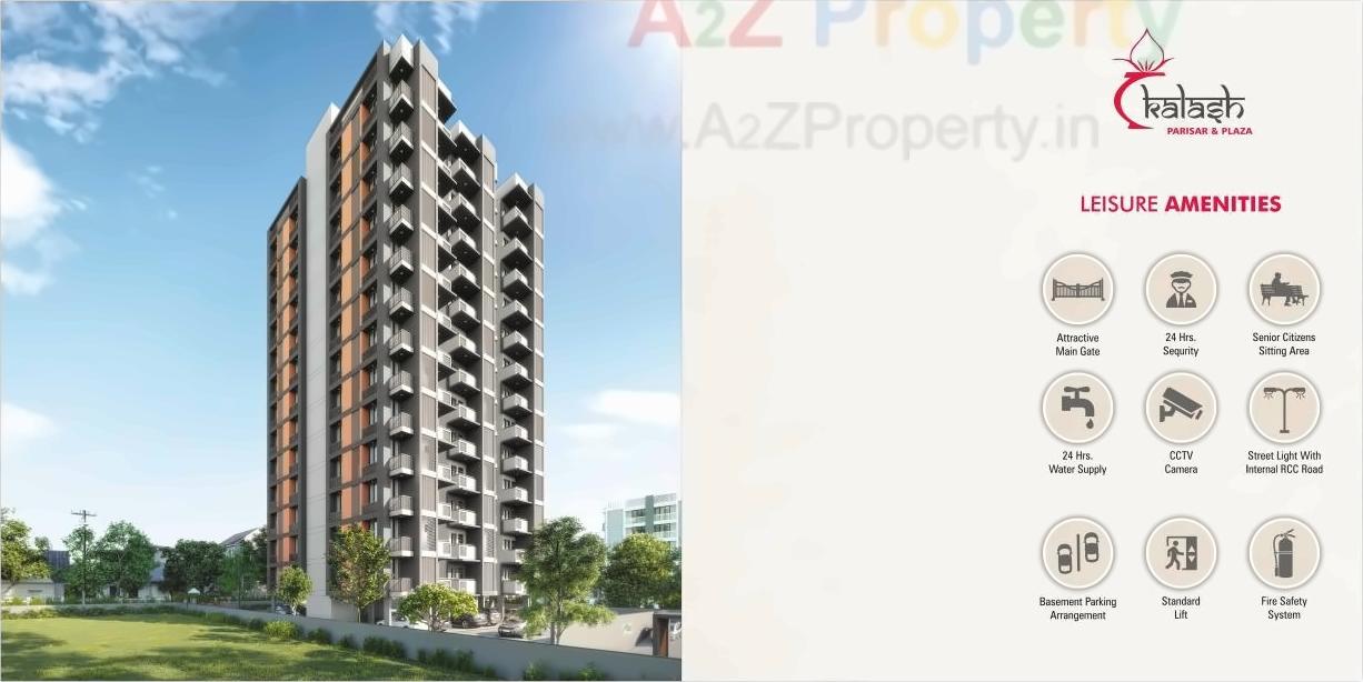 3D Elevation of real estate project Kalash Plaza   Kalash Parisar located at Muthiya, Ahmedabad, Gujarat