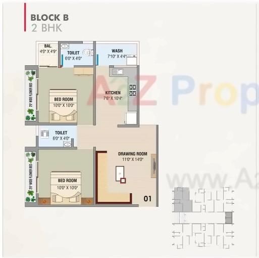 Layout of real estate project Kalash Plaza   Kalash Parisar located at Muthiya, Ahmedabad, Gujarat
