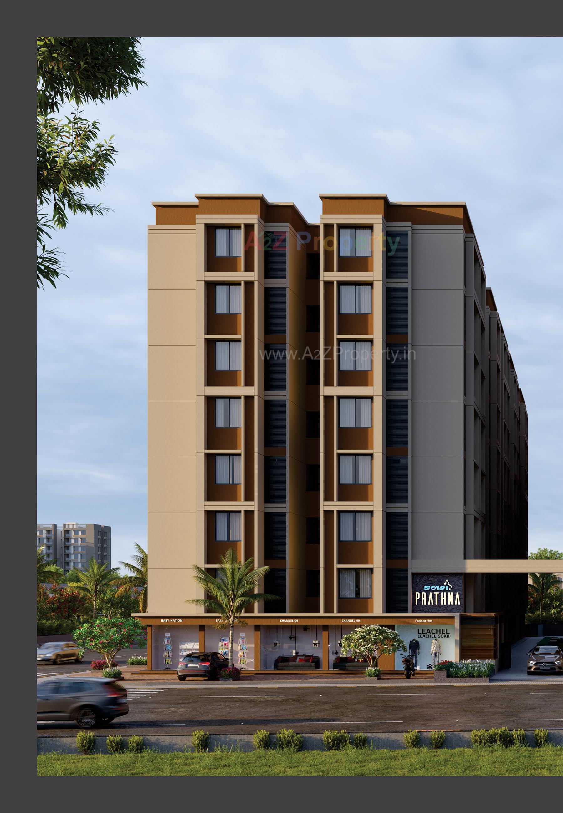 3D Elevation of real estate project Kalash Prathna located at Vatva, Ahmedabad, Gujarat