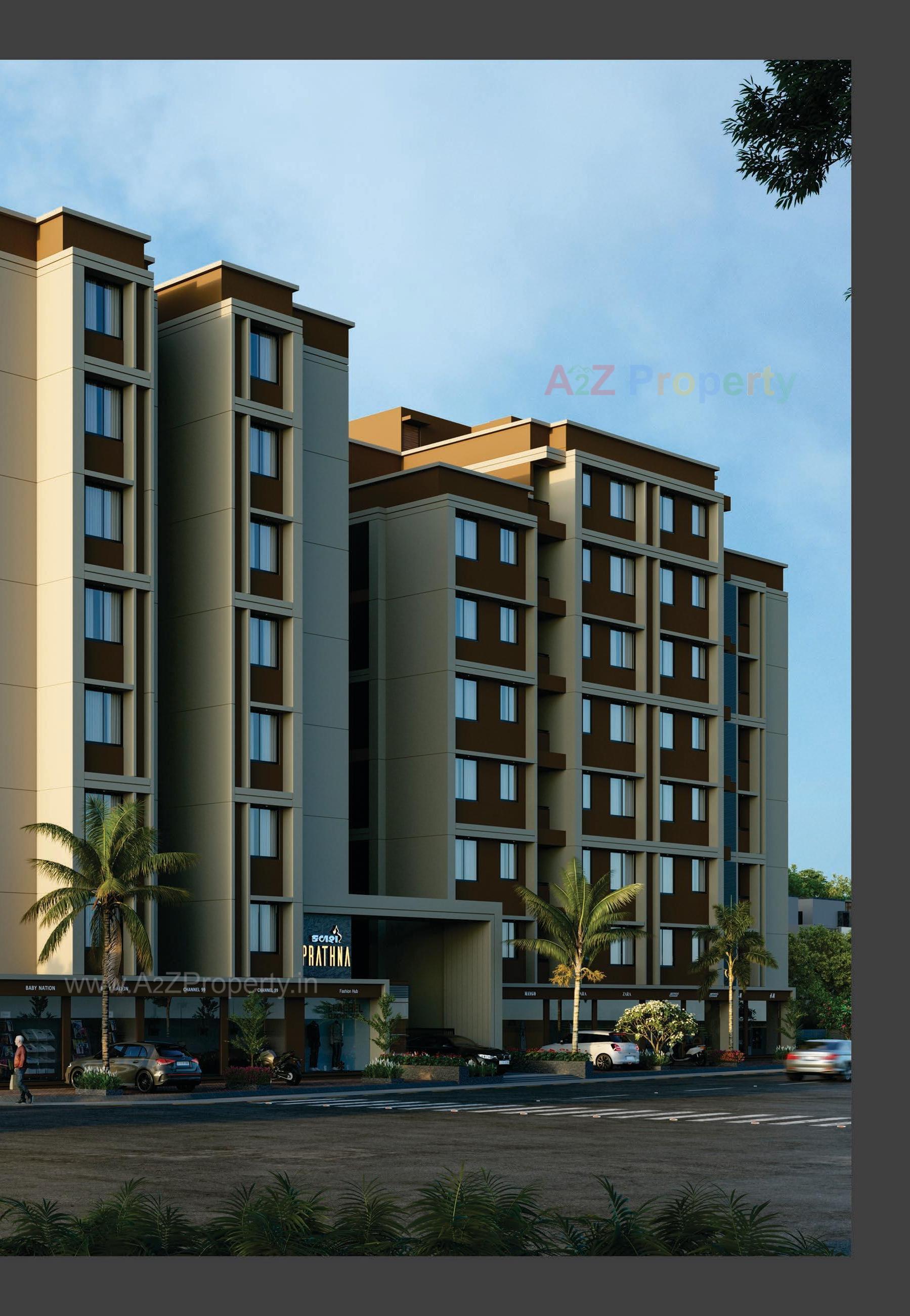 3D Elevation of real estate project Kalash Prathna located at Vatva, Ahmedabad, Gujarat