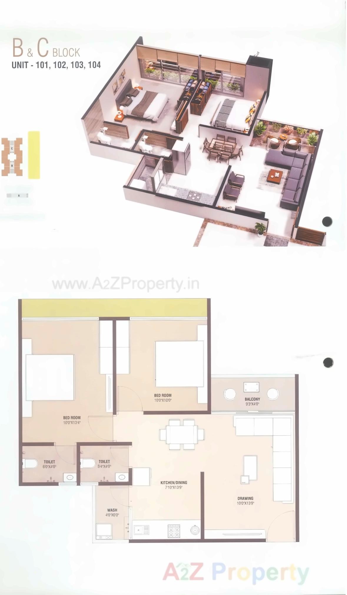 Layout of real estate project Kalash located at Chandkheda, Ahmedabad, Gujarat
