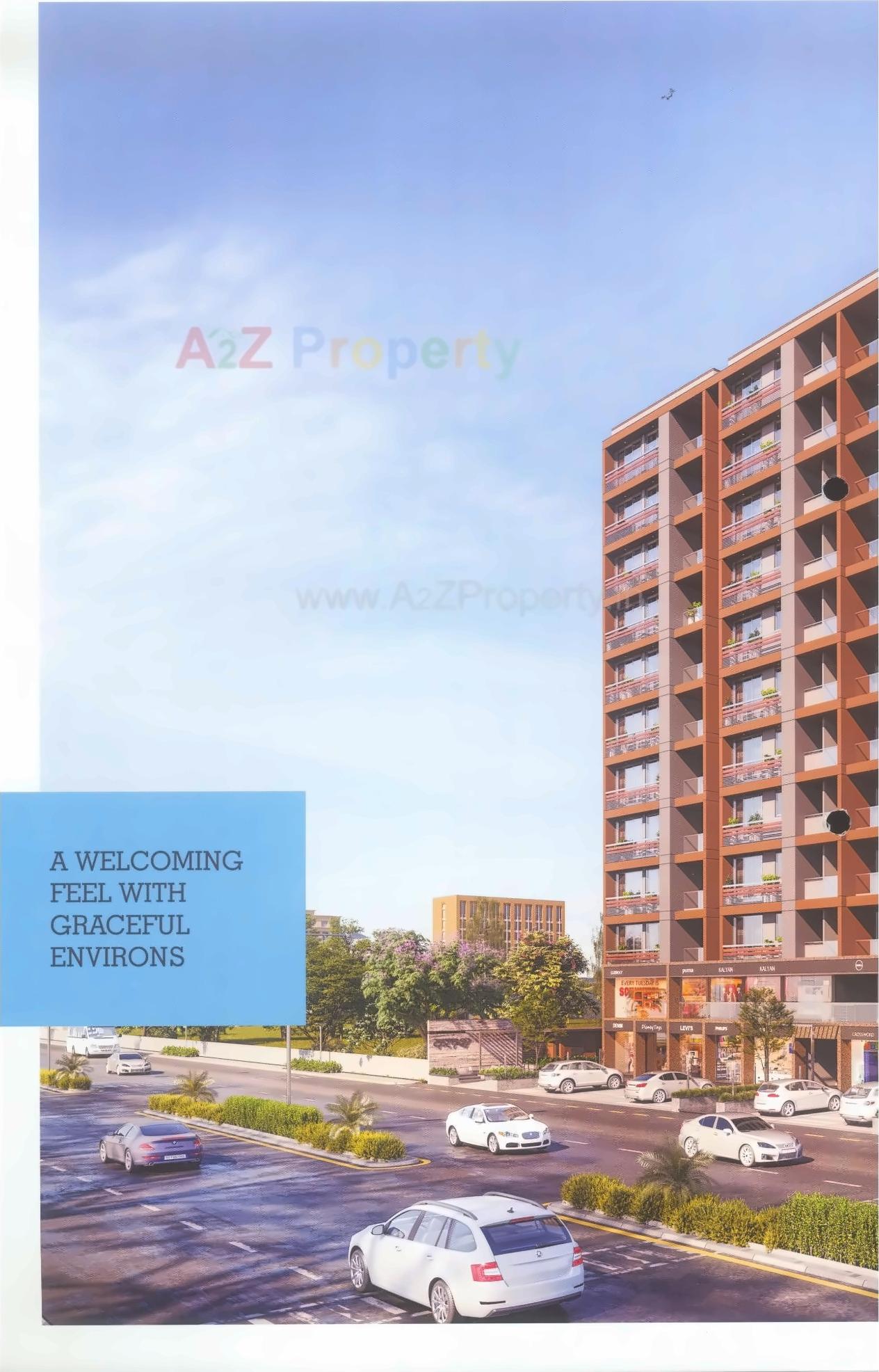 3D Elevation of real estate project Kalash located at Chandkheda, Ahmedabad, Gujarat