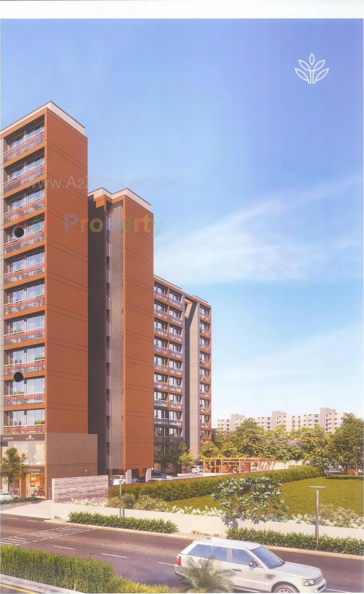 3D Elevation of real estate project Kalash located at Chandkheda, Ahmedabad, Gujarat