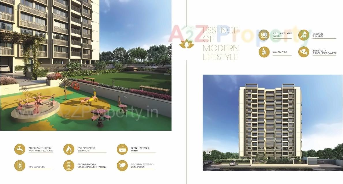3D Elevation of real estate project Kalatirth Premium located at Motera, Ahmedabad, Gujarat