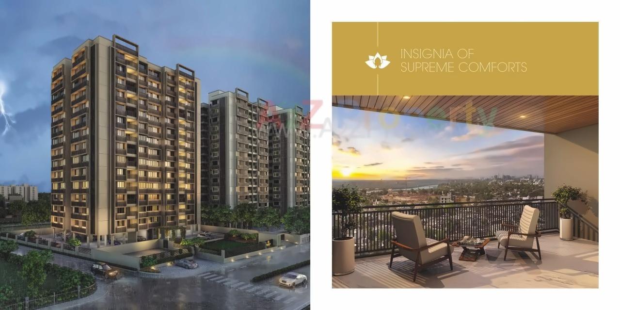 3D Elevation of real estate project Kalatirth Premium located at Motera, Ahmedabad, Gujarat