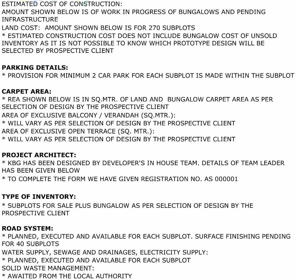  of real estate project Kalhaar Blues   Greens (kbg) located at Sanand, Ahmedabad, Gujarat