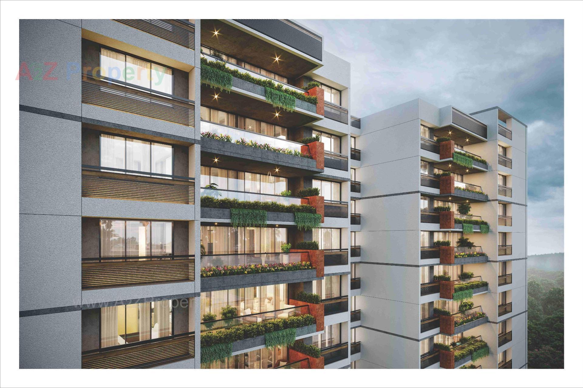 3D Elevation of real estate project Kalhar Greens located at Ahmedabad, Ahmedabad, Gujarat