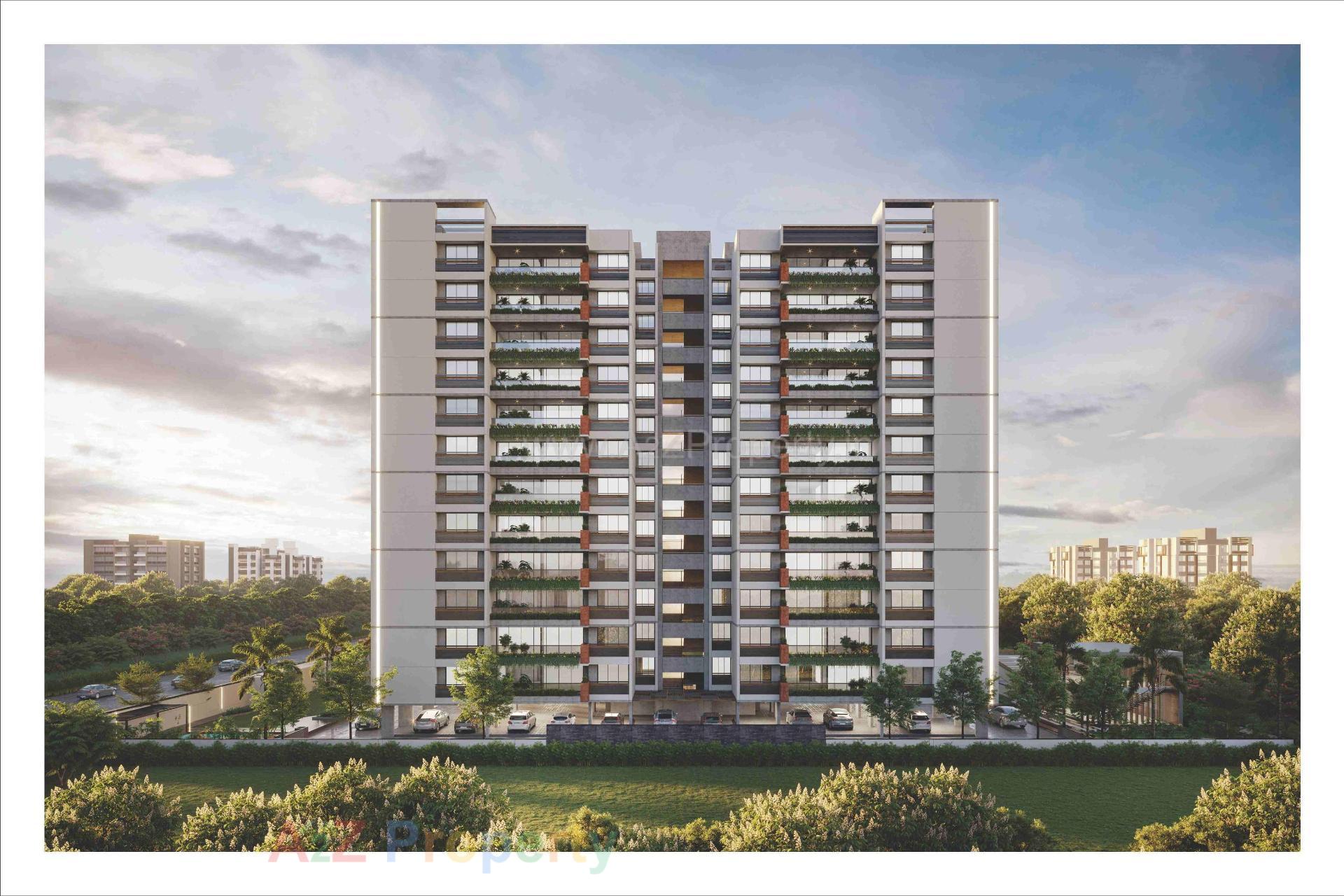 3D Elevation of real estate project Kalhar Greens located at Ahmedabad, Ahmedabad, Gujarat