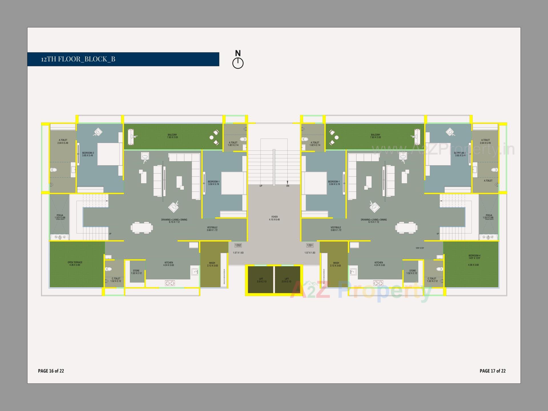 Layout of real estate project Kalhar located at Nikol, Ahmedabad, Gujarat
