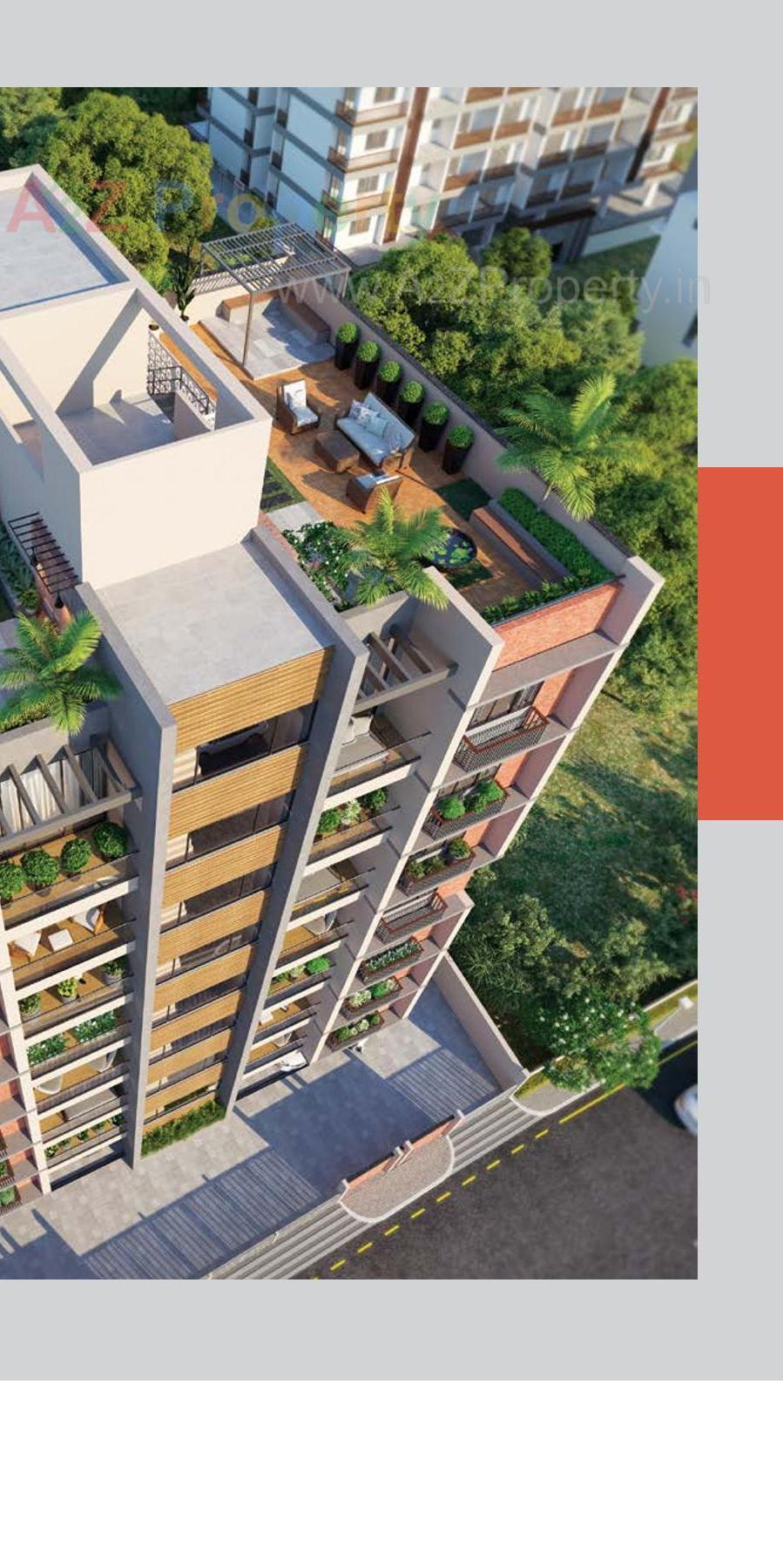 3D Elevation of real estate project Kallisto located at Vejalpur, Ahmedabad, Gujarat