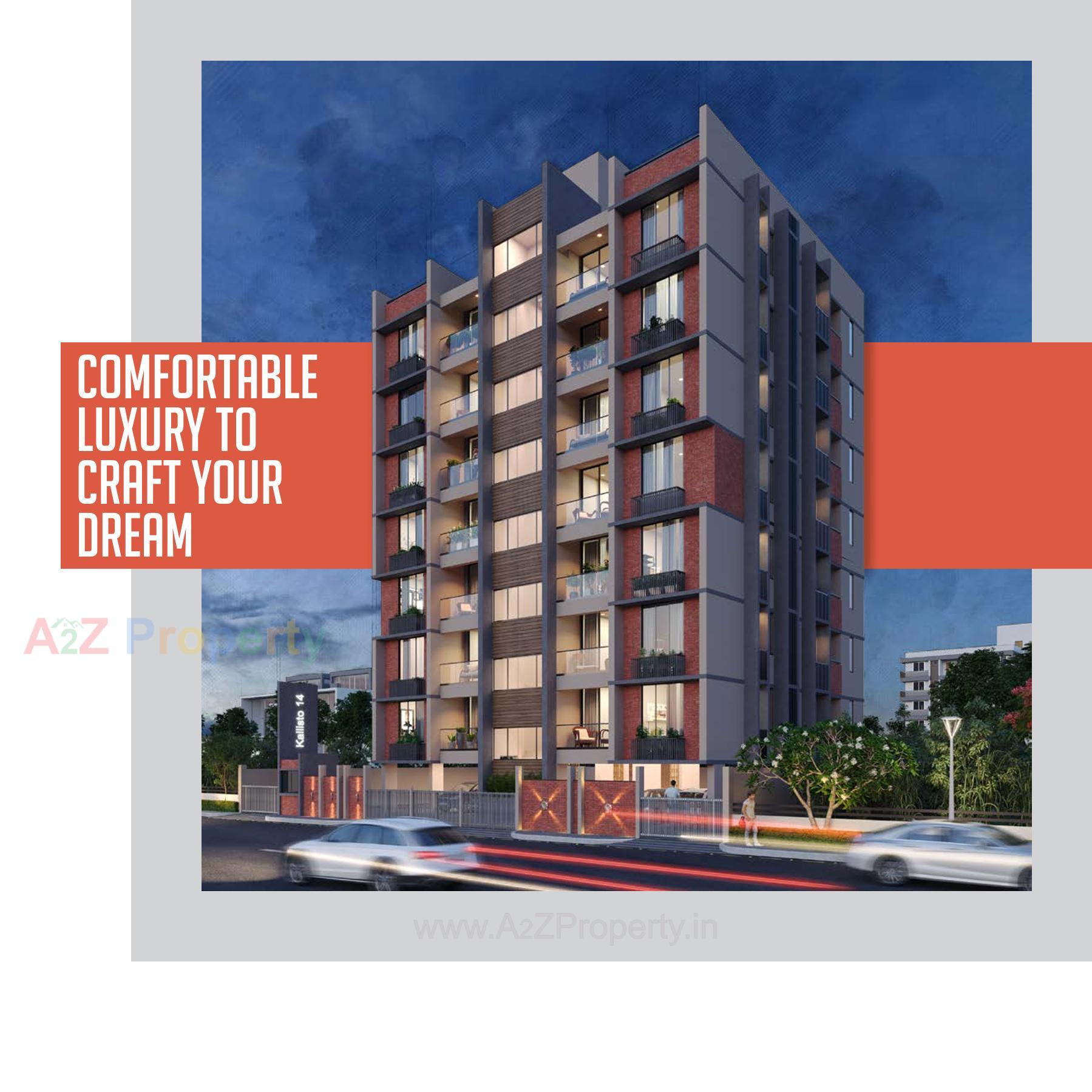 3D Elevation of real estate project Kallisto located at Vejalpur, Ahmedabad, Gujarat