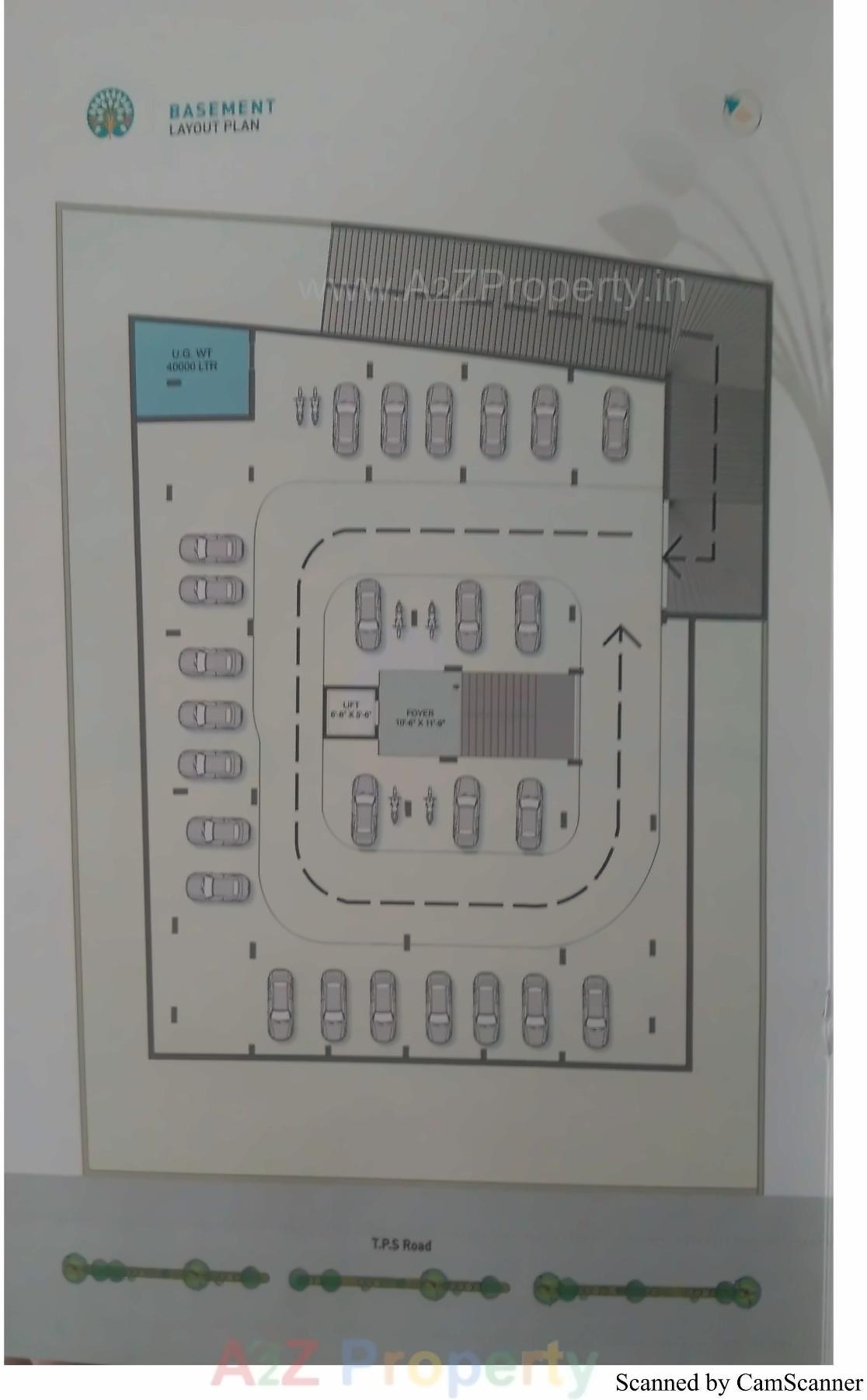 Layout of real estate project Kalpvruksh Regency located at City, Ahmedabad, Gujarat