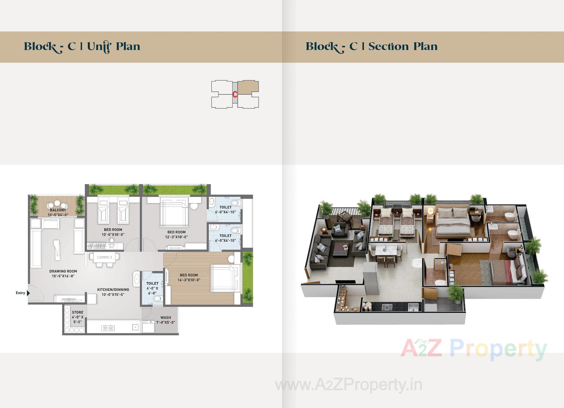 Layout of real estate project Kalyan Heights located at Ahmedabad, Ahmedabad, Gujarat