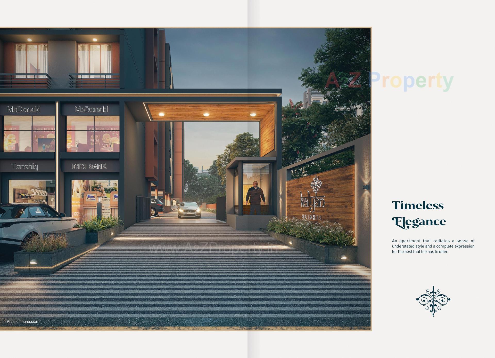 3D Elevation of real estate project Kalyan Heights located at Ahmedabad, Ahmedabad, Gujarat