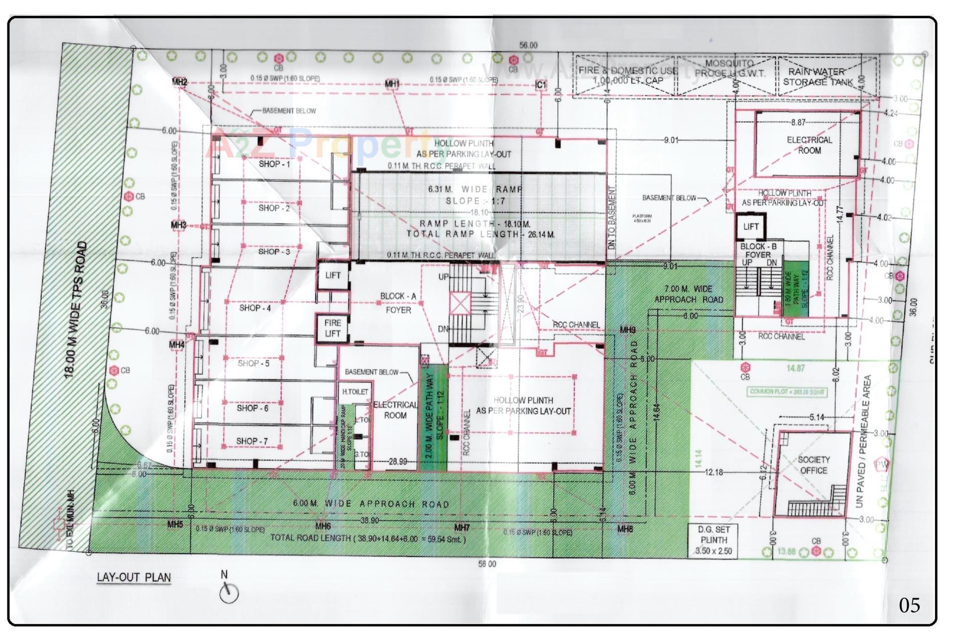 Layout of real estate project Kamalam Serenity located at Ahmedabad, Ahmedabad, Gujarat