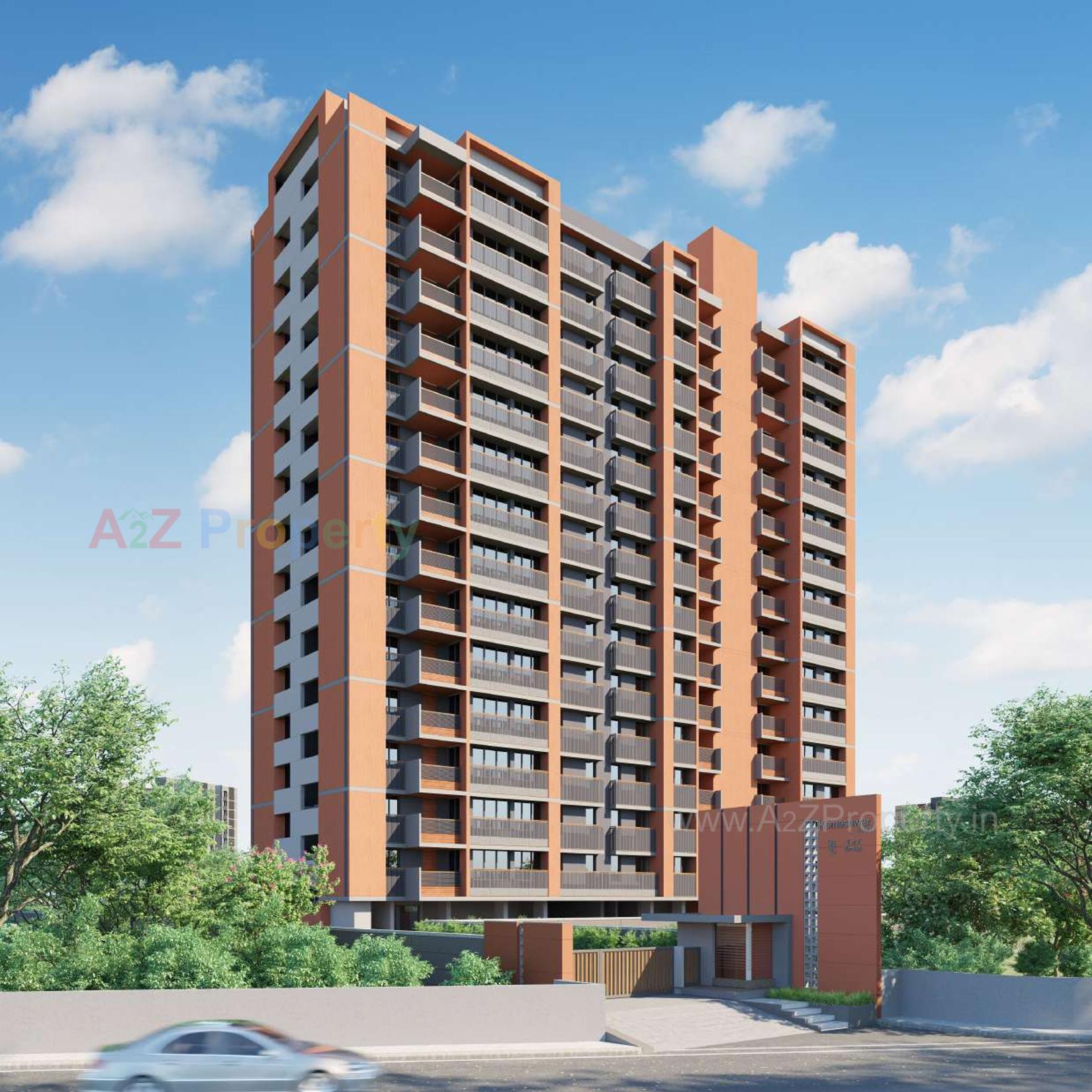 3D Elevation of real estate project Kameshwar Elite 140 located at Bodakdev, Ahmedabad, Gujarat