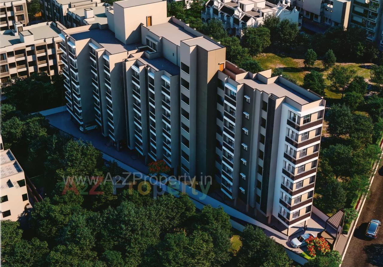 3D Elevation of real estate project Kameshwar Jay Apartment located at Ahmedabad, Ahmedabad, Gujarat