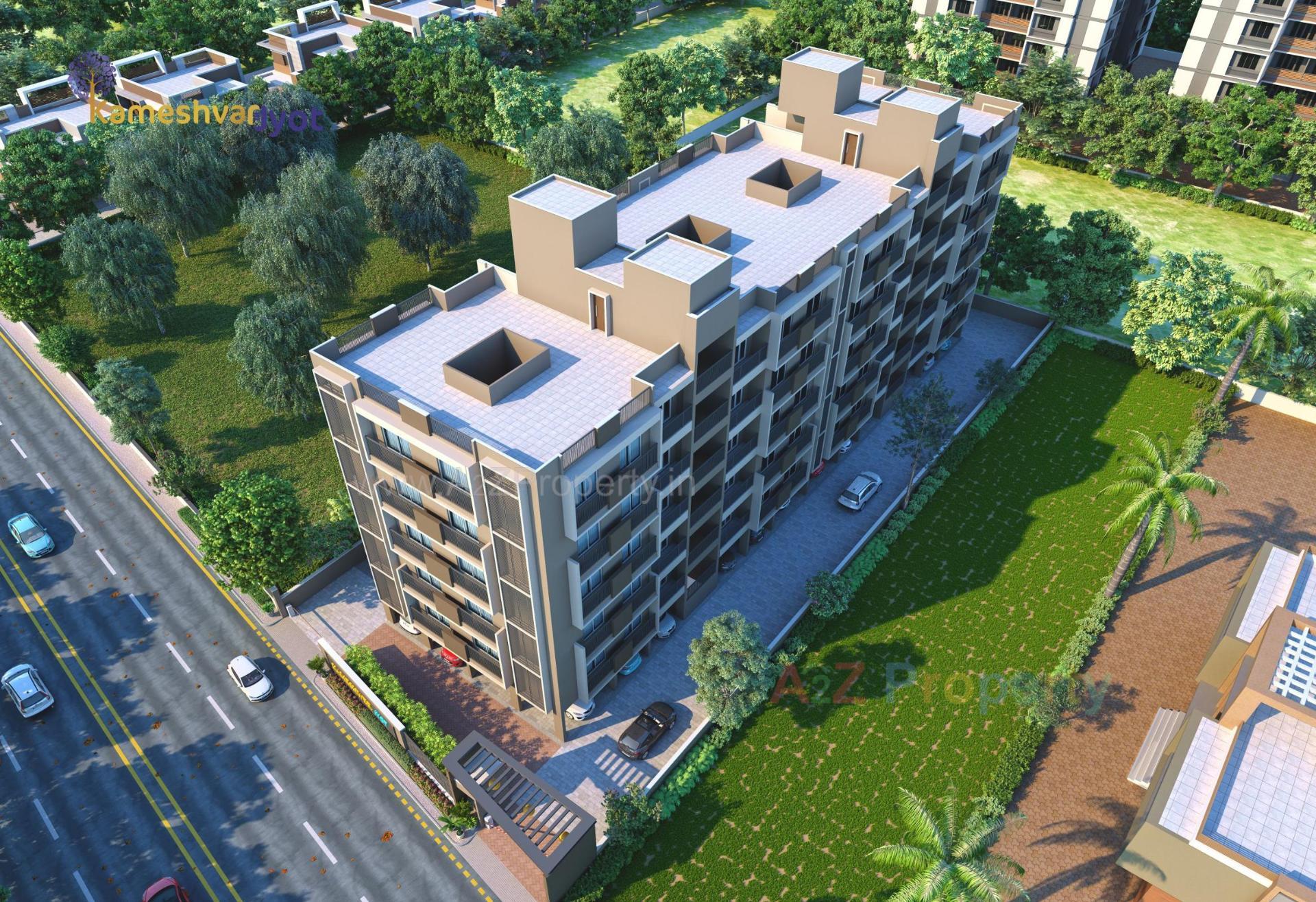 3D Elevation of real estate project Kameshwar Jyot located at Ahmedabad, Ahmedabad, Gujarat