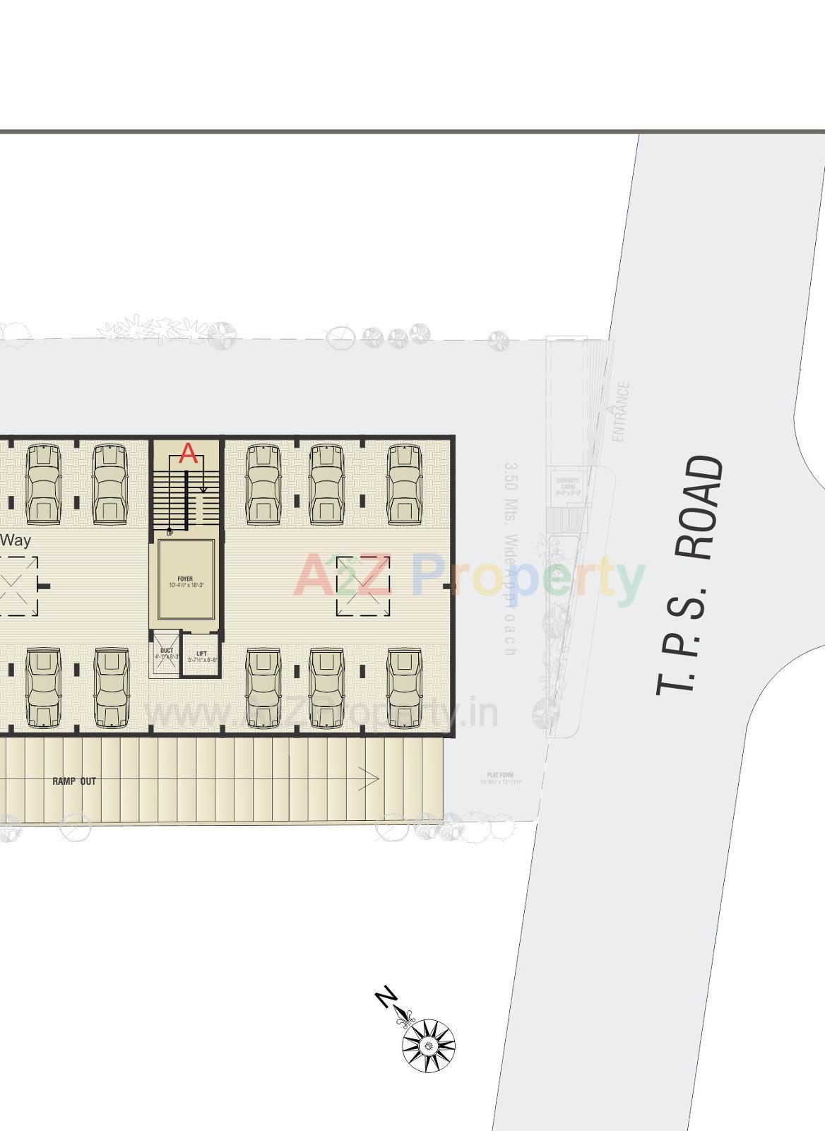 Layout of real estate project Kameshwar Jyot located at Ahmedabad, Ahmedabad, Gujarat
