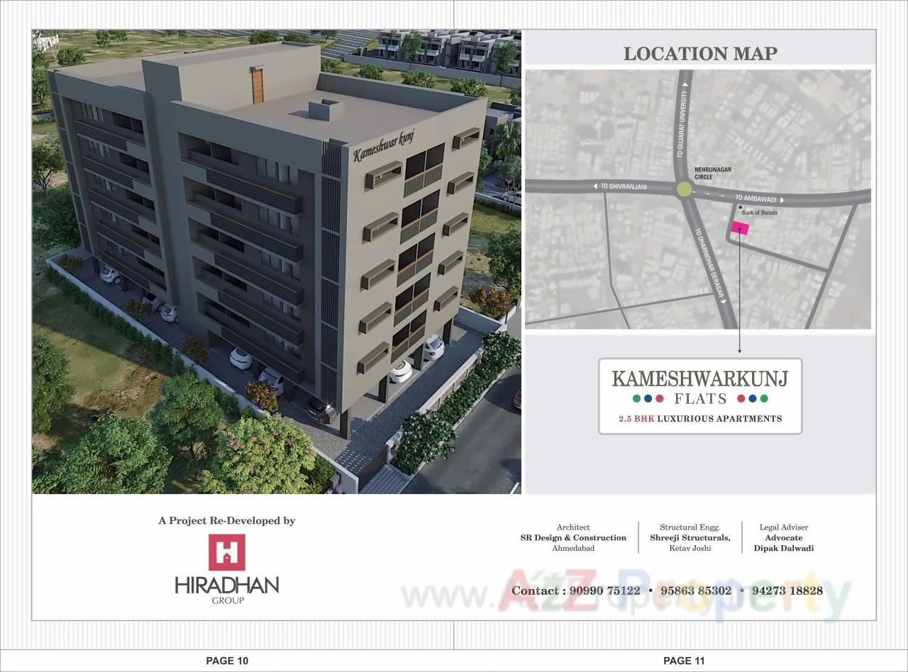  of real estate project Kameshwarkunj located at Paldi, Ahmedabad, Gujarat