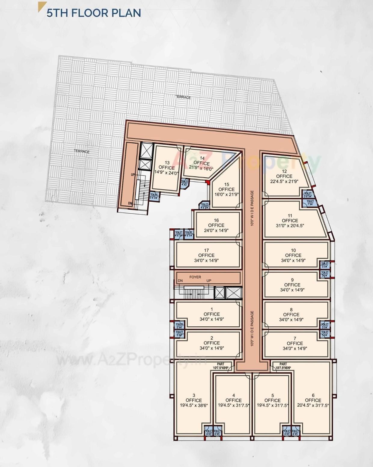 Layout of real estate project Kanan Areca located at Harsol, Ahmedabad, Gujarat