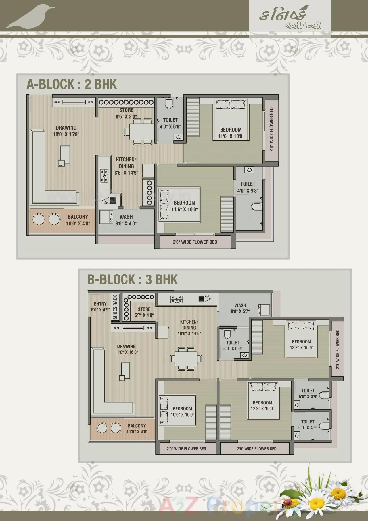 Layout of real estate project Kanishk Residency located at Nikol, Ahmedabad, Gujarat