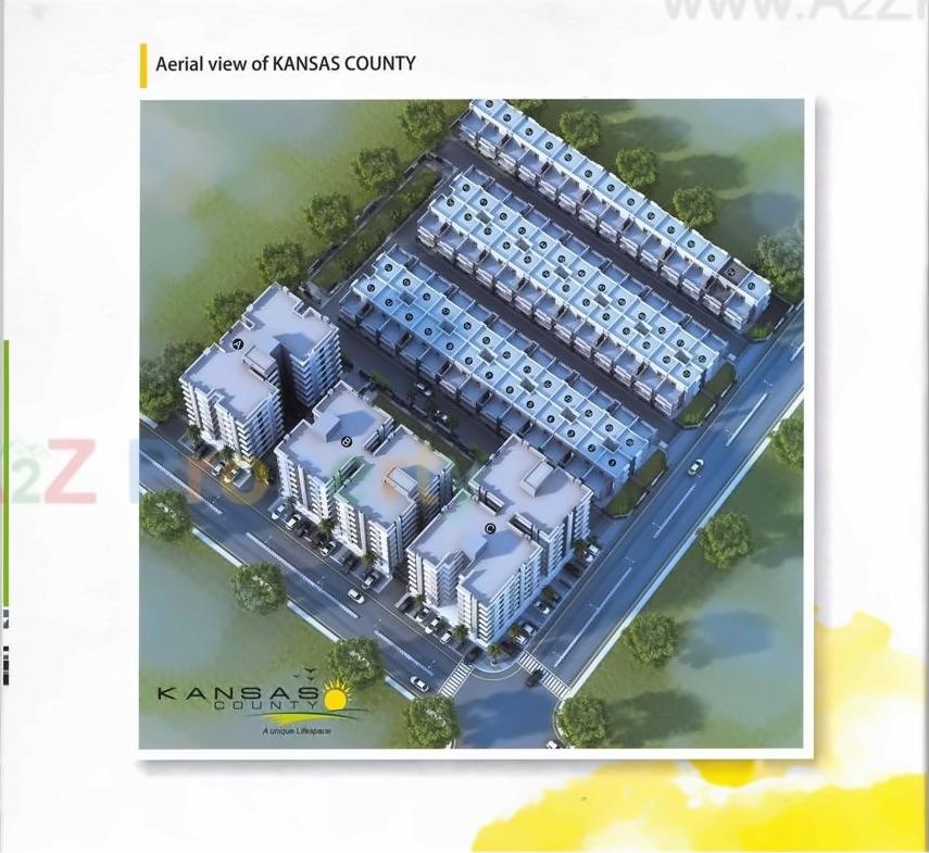 3D Elevation of real estate project Kansas County located at Vastral, Ahmedabad, Gujarat