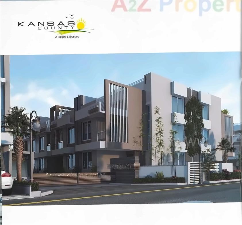 3D Elevation of real estate project Kansas County located at Vastral, Ahmedabad, Gujarat