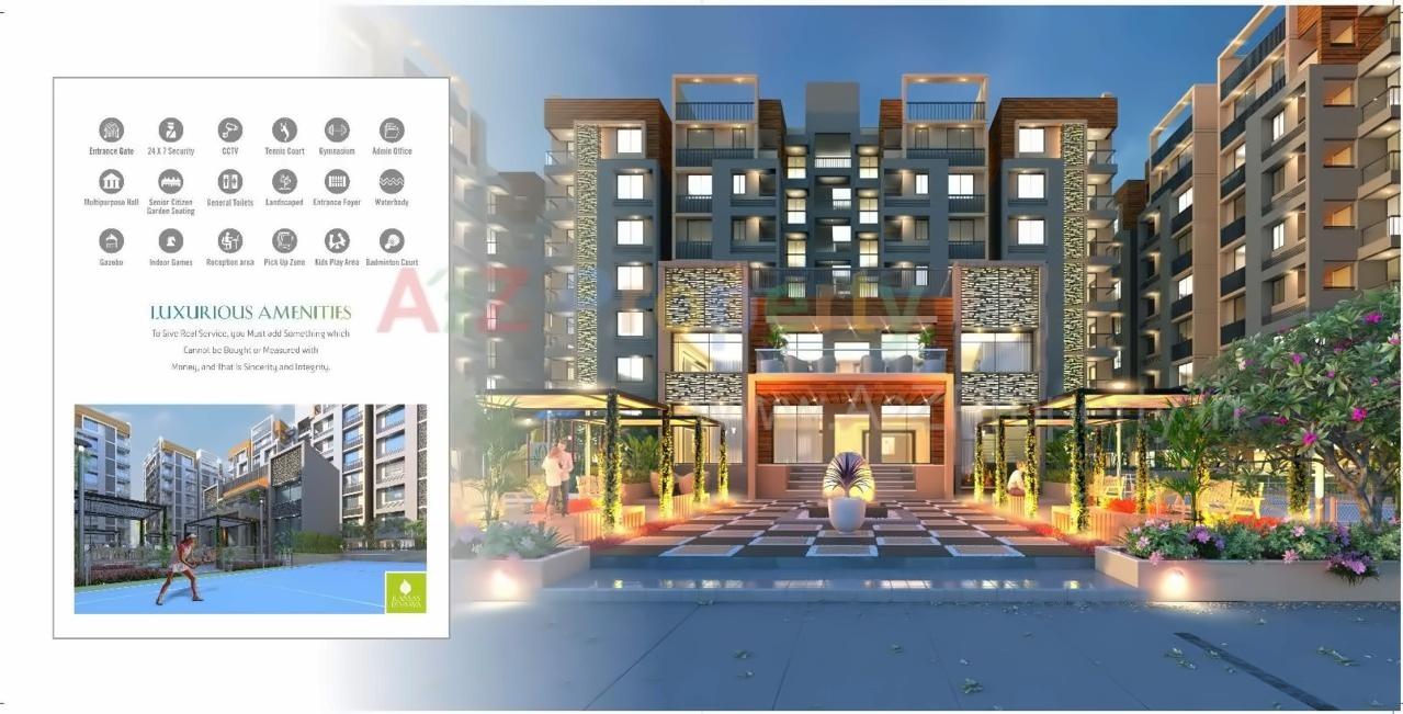 3D Elevation of real estate project Kansas Devasya located at Vastral, Ahmedabad, Gujarat