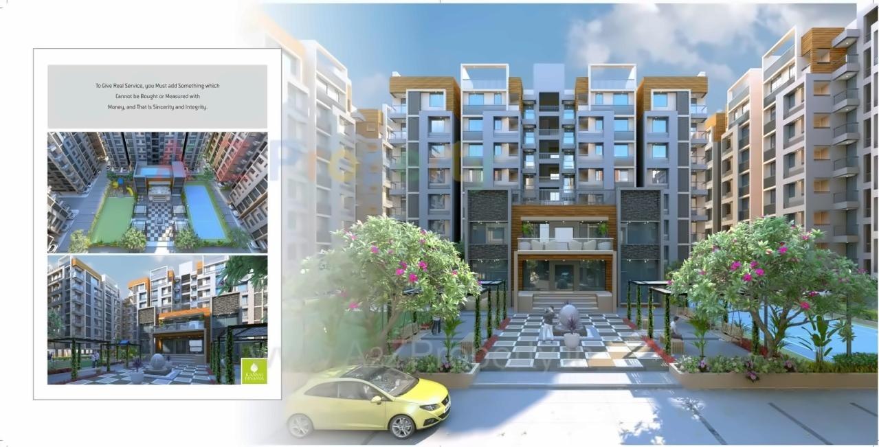 3D Elevation of real estate project Kansas Devasya located at Vastral, Ahmedabad, Gujarat