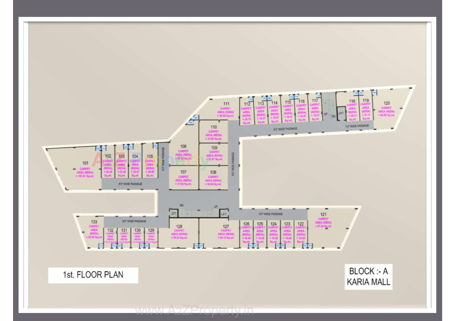 Layout of real estate project Karia Mall   Karia Complex located at Naroda, Ahmedabad, Gujarat