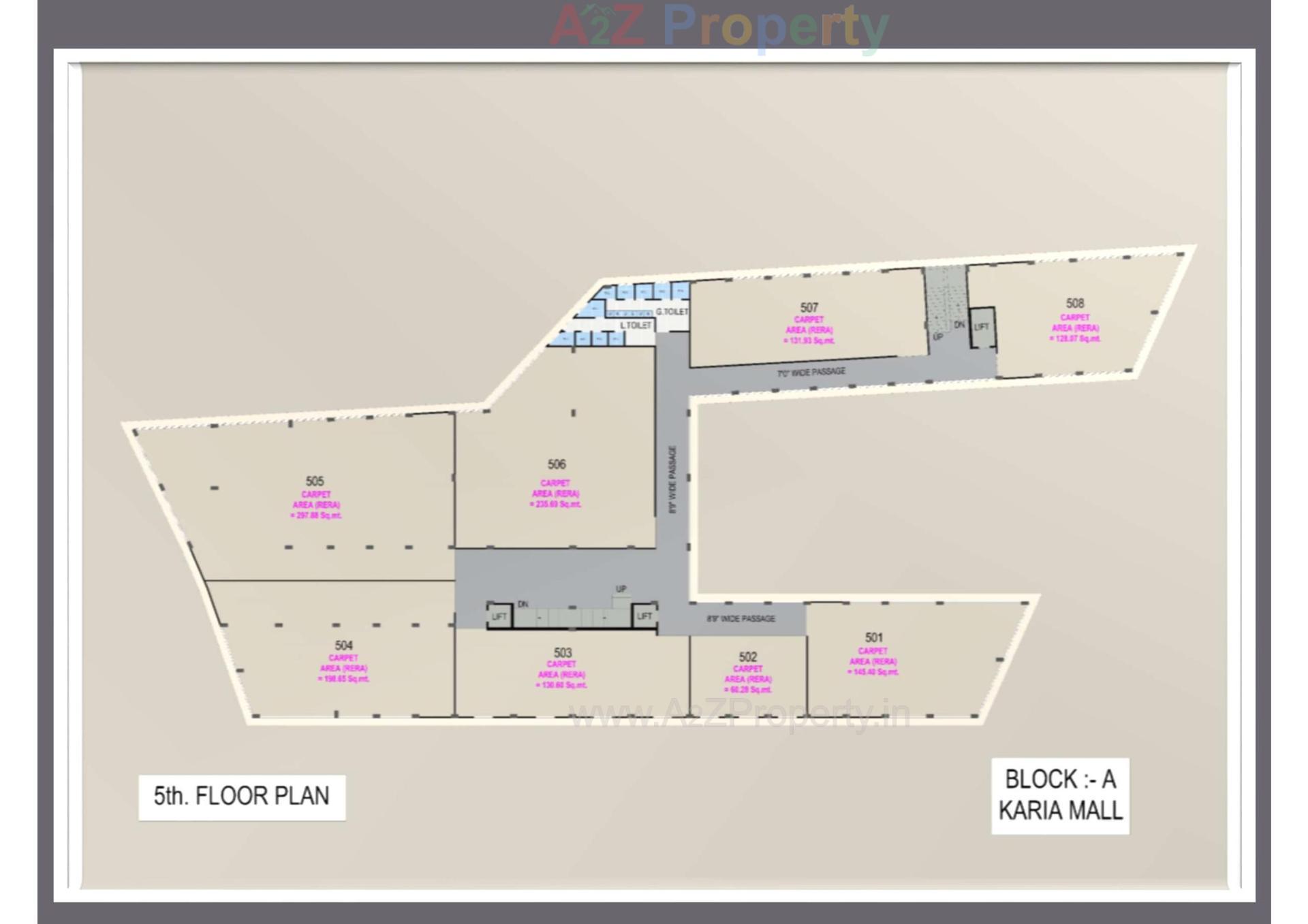 Layout of real estate project Karia Mall   Karia Complex located at Naroda, Ahmedabad, Gujarat