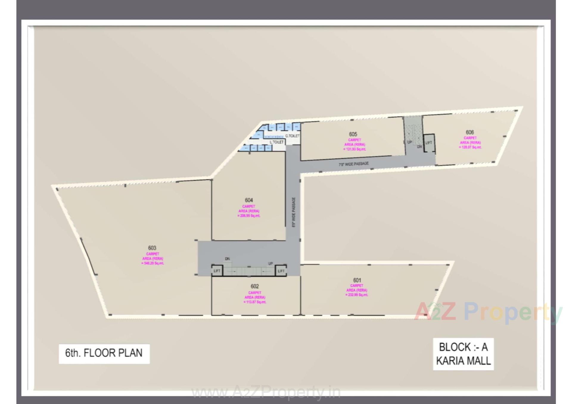 Layout of real estate project Karia Mall   Karia Complex located at Naroda, Ahmedabad, Gujarat