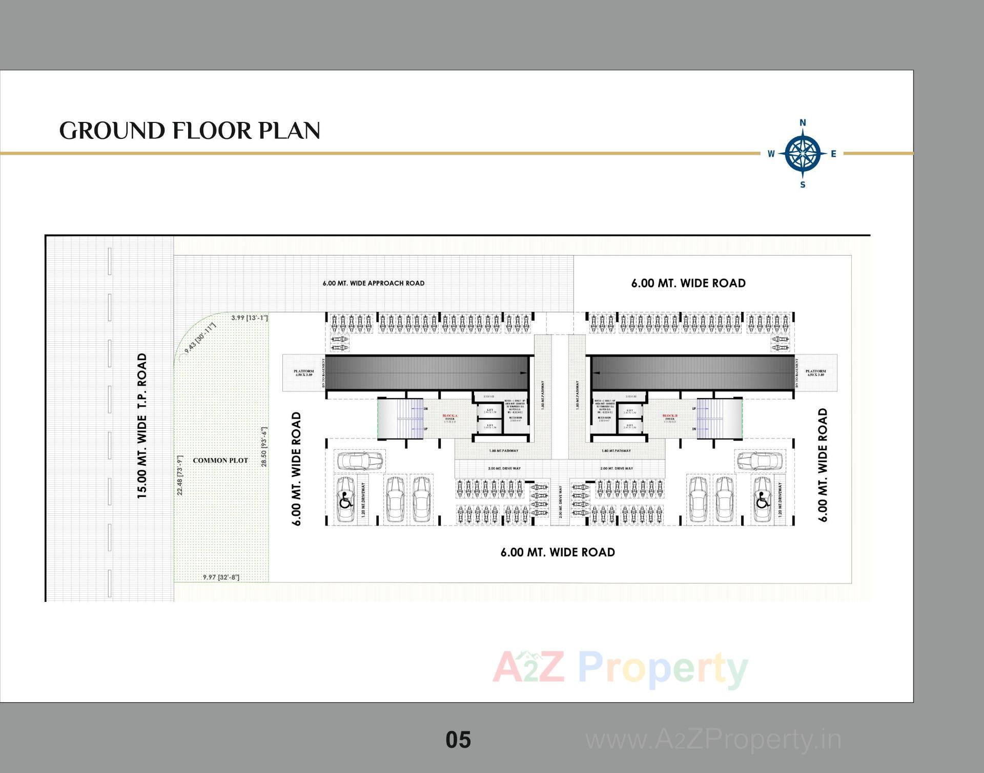 Layout of real estate project Karm Infinity Homes located at Hanspura, Ahmedabad, Gujarat