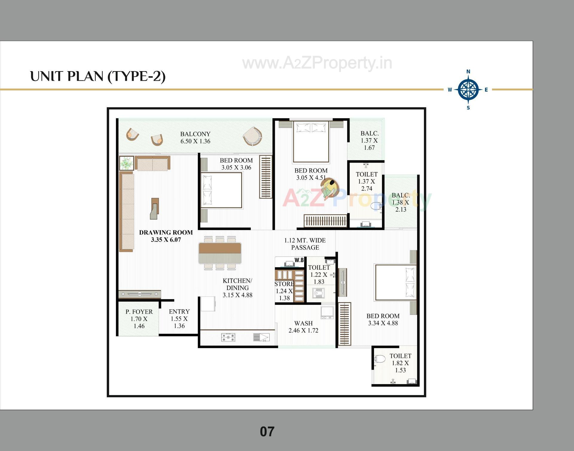 Layout of real estate project Karm Infinity Homes located at Hanspura, Ahmedabad, Gujarat