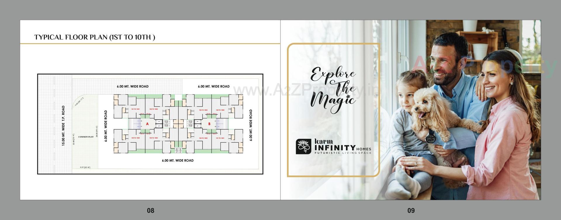  of real estate project Karm Infinity Homes located at Hanspura, Ahmedabad, Gujarat