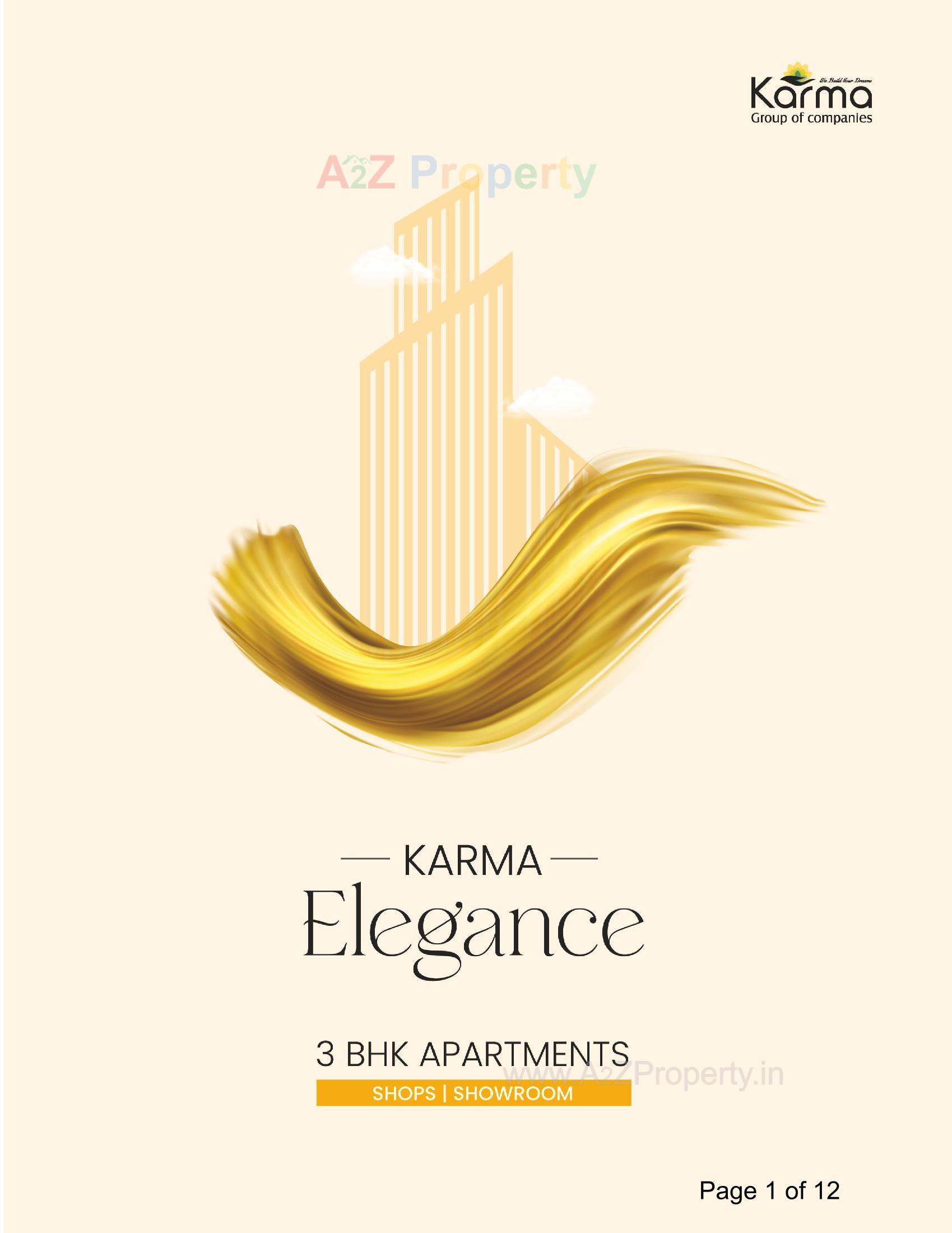  of real estate project Karma Elegance located at Shilaj, Ahmedabad, Gujarat