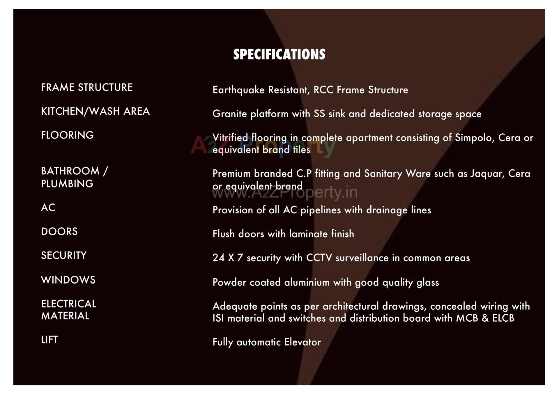  of real estate project Karma Elegance located at Shilaj, Ahmedabad, Gujarat