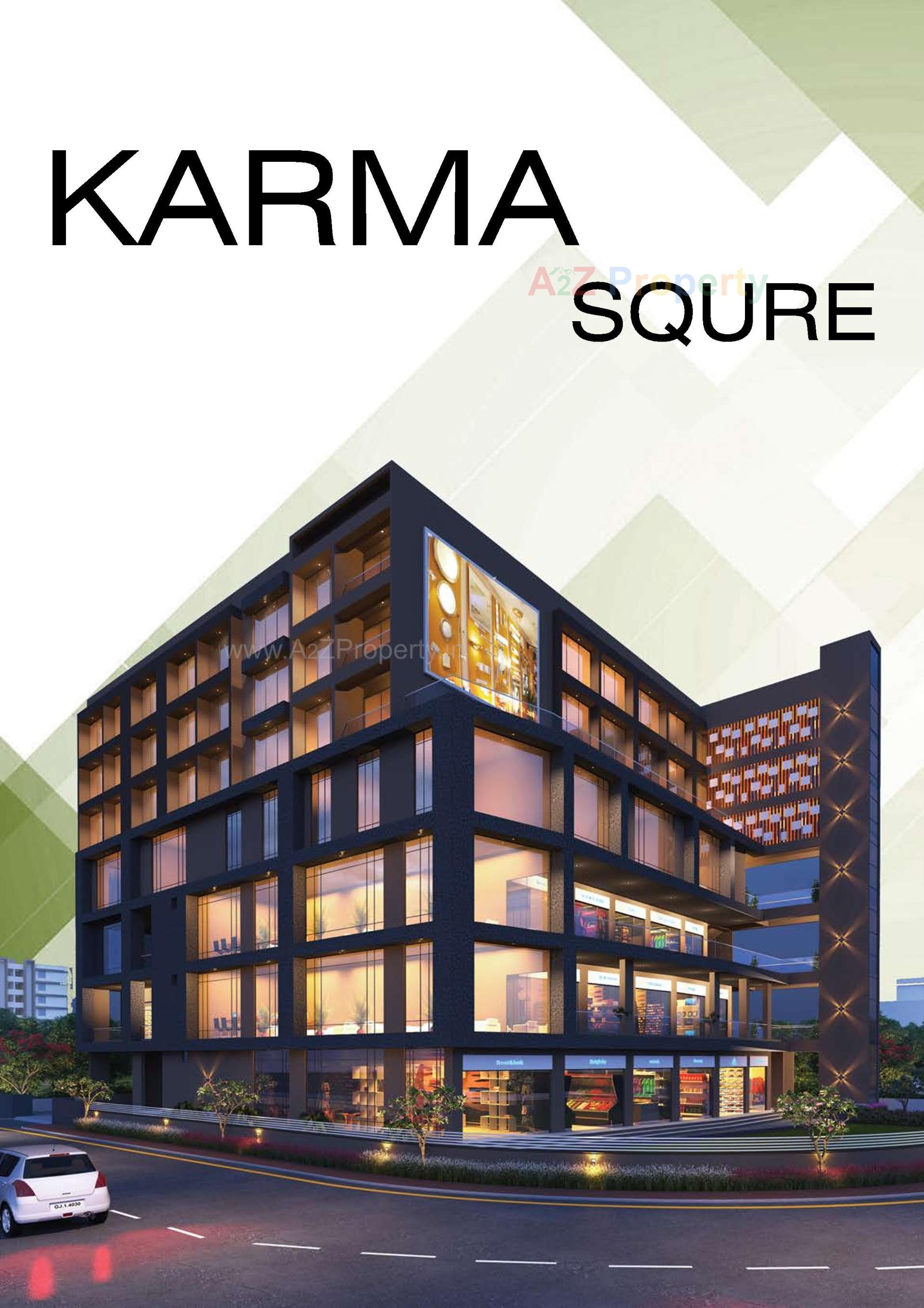 3D Elevation of real estate project Karma Square located at Muthiya, Ahmedabad, Gujarat